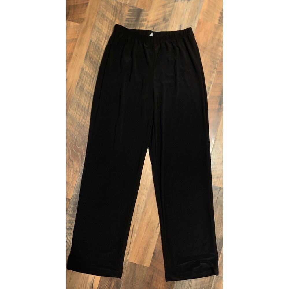 Ny Collection Women's Pull on Pants Petite Size PS Black